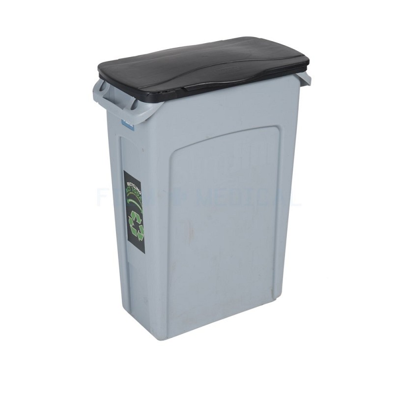 Grey Recycling Bin